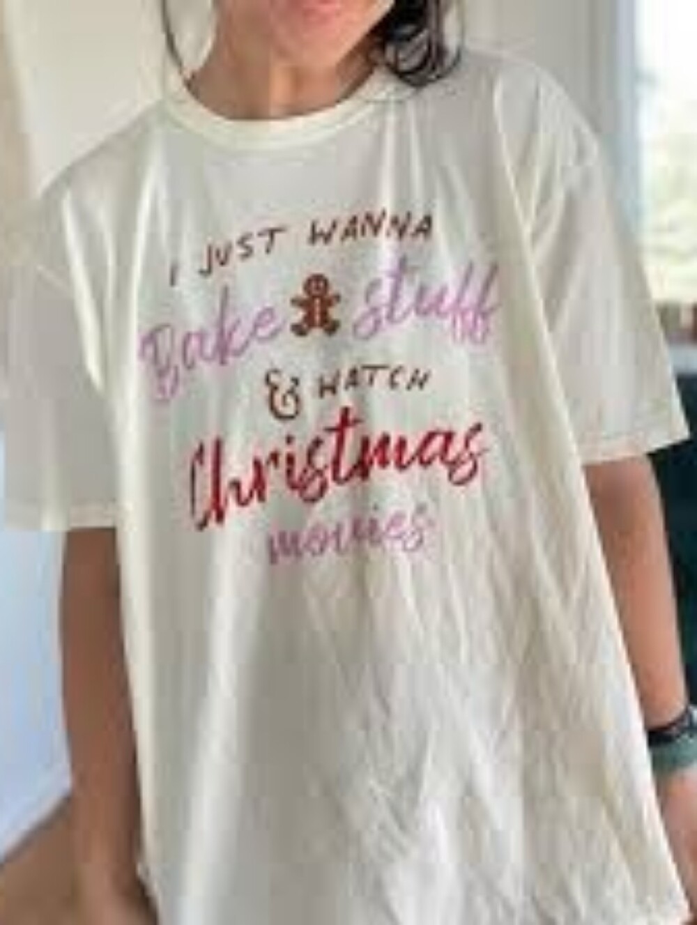 Women's Adult T-shirt "I Just Wanna Bake Stuff"